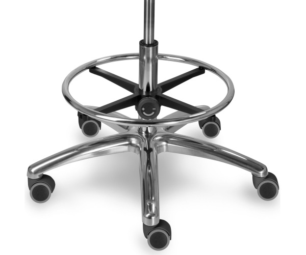 Výška sedu 54-74 cm (DENTMI), vysoký piest s kruhom, priemer kríža 50 cm