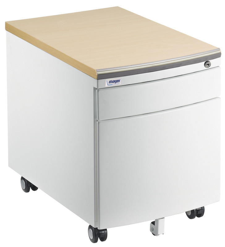 Profi 32W8 (v 52 x š 39 x hl 55 cm), kov biely + lamino javor AH