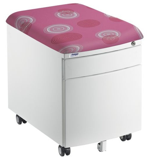 Profi 32W8 (v 52 x š 39 x hl 55 cm), kov biely + čalúnenie 26 090 Ružový kruh
