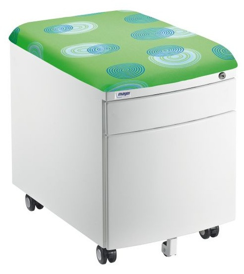 Profi 32W8 (v 52 x š 39 x hl 55 cm), kov biely + čalúnenie 26 093 Zelený kruh