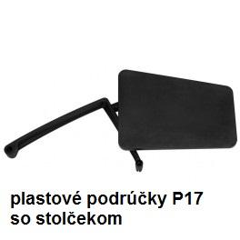 PP opierky rúk P17 + plastový stolík odklápací
