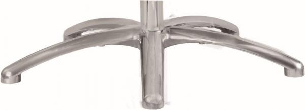 Plochý hliníkový leštený kríž Ø 640 mm + chróm piest (1BAS11)