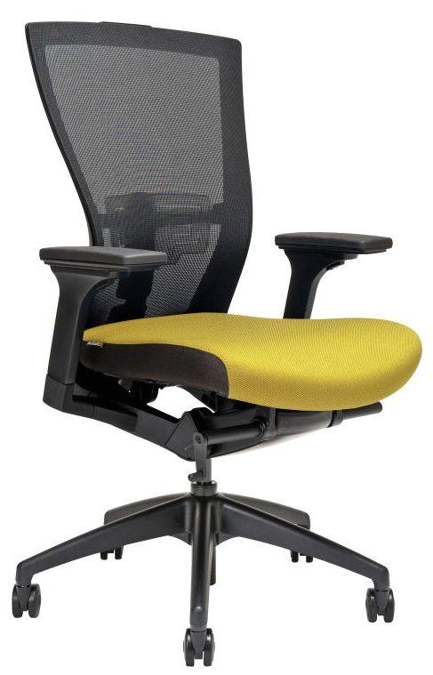 OFFICE PRO bestuhl Kancelárska stolička MERENS BP žltá