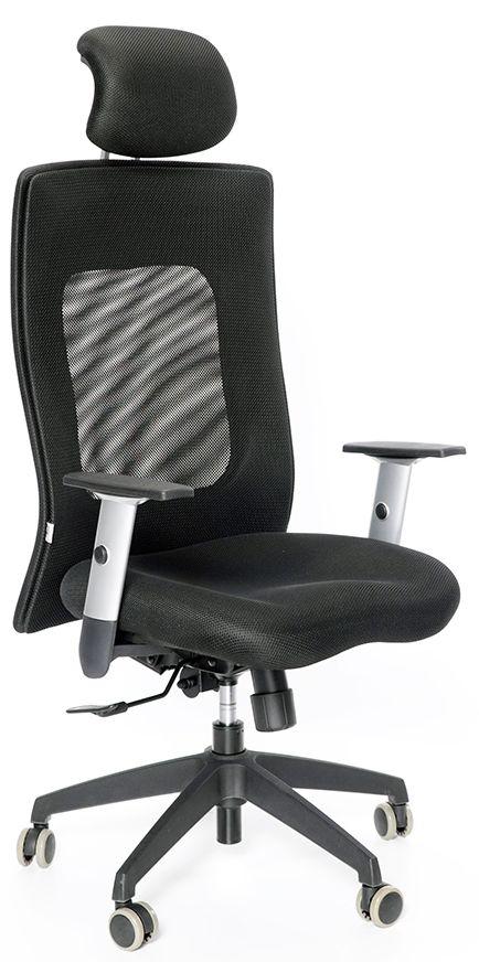 ALBA Kancelárska stolička LEXA XL 3D čierna