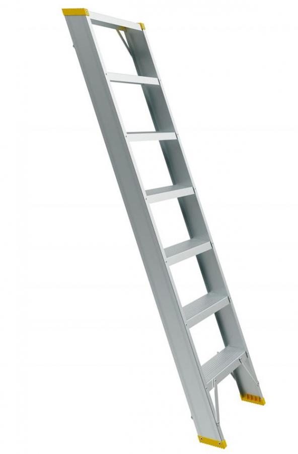 ALVE Rebrík hliníkový jednodielny stupačkový 9907 PROFI PLUS FORTE