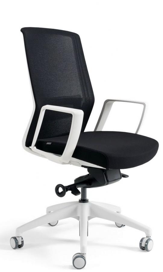 BESTUHL Kancelárska stolička J17 WHITE BP čierna