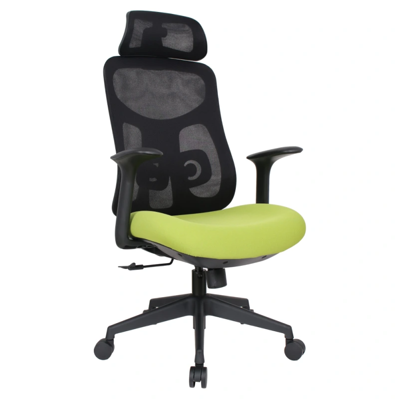 Kancelárske kreslo, zelená/čierna, SULIVAN