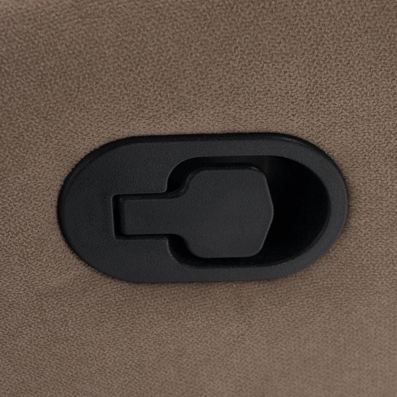 Relaxačné otočné kreslo, sivohnedá Taupe, MEKENZI 3