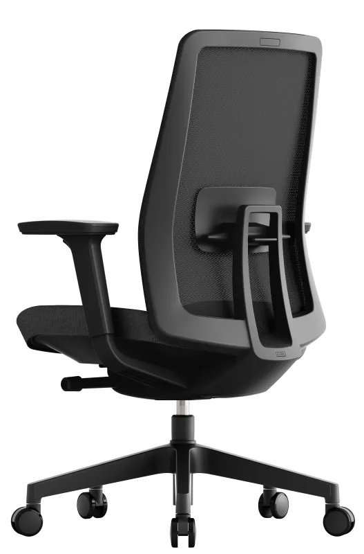 OFFICE MORE Kancelárska stolička K10 BLACK čierna