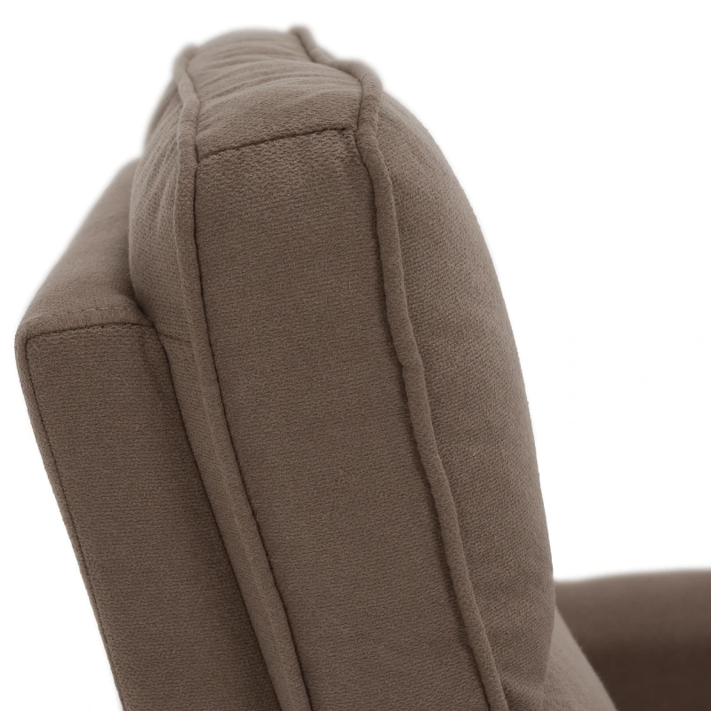 Relaxačné otočné kreslo, sivohnedá Taupe, MEKENZI 7
