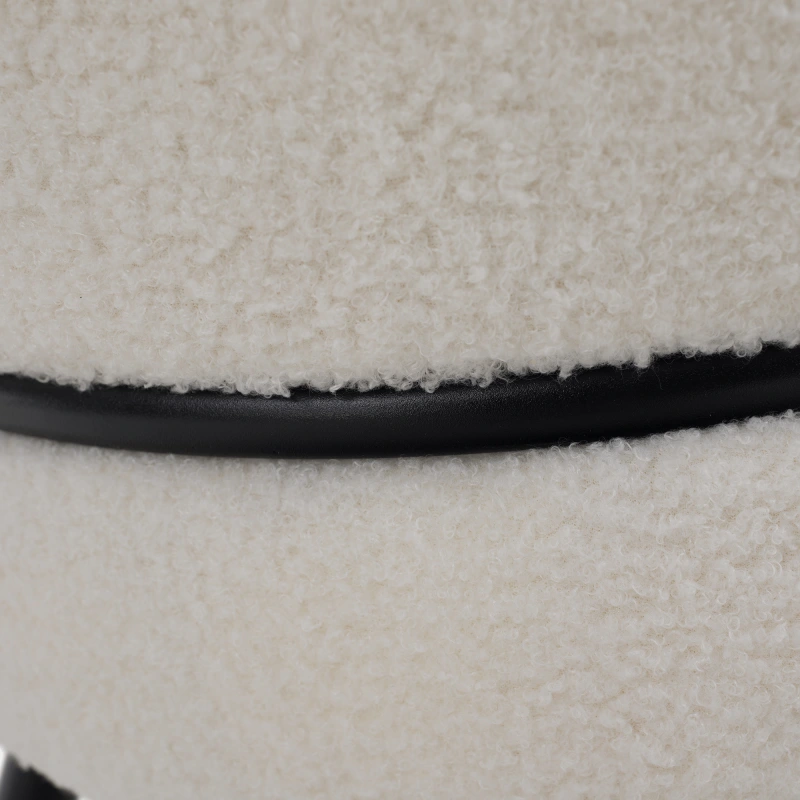 Jedálenská stolička, biela/čierna, SANAKO TYP 1 9