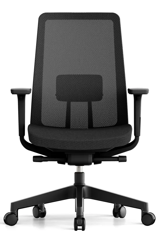 OFFICE MORE Kancelárska stolička K10 BLACK čierna
