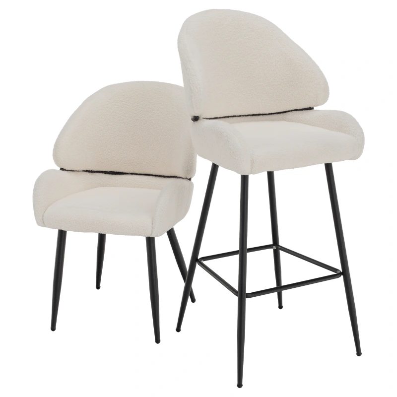 Jedálenská stolička, biela/čierna, SANAKO TYP 1 16