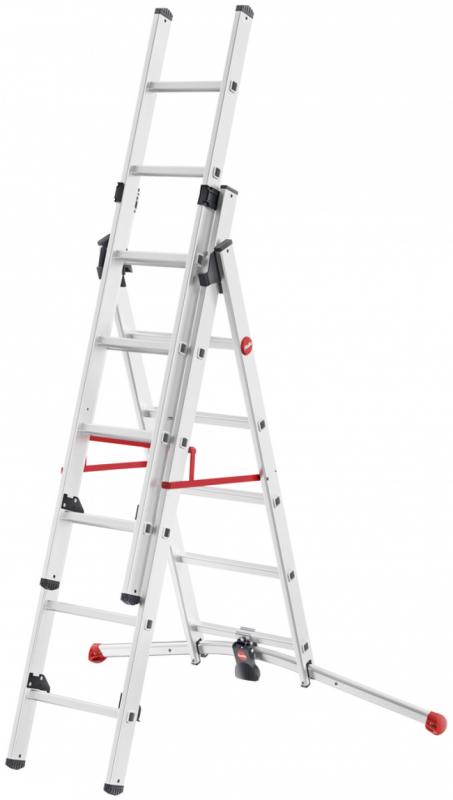 ALVE Rebrík hliníkový trojdielny viacúčelový S100 9312-507 ProfiLOT