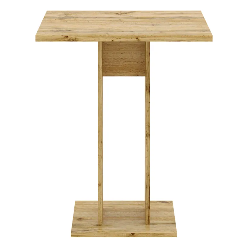 Jedálenský stôl, dub wotan, 67,5x67,5 cm, EVERET