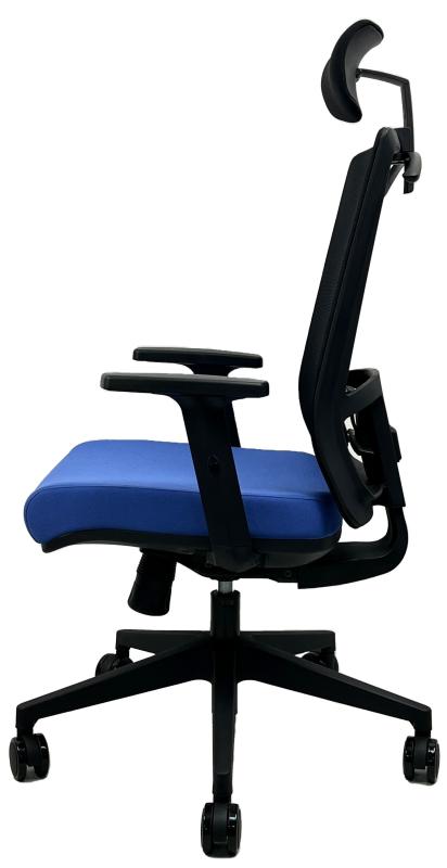 OFFICE MORE Kancelárska stolička DVIS modrá