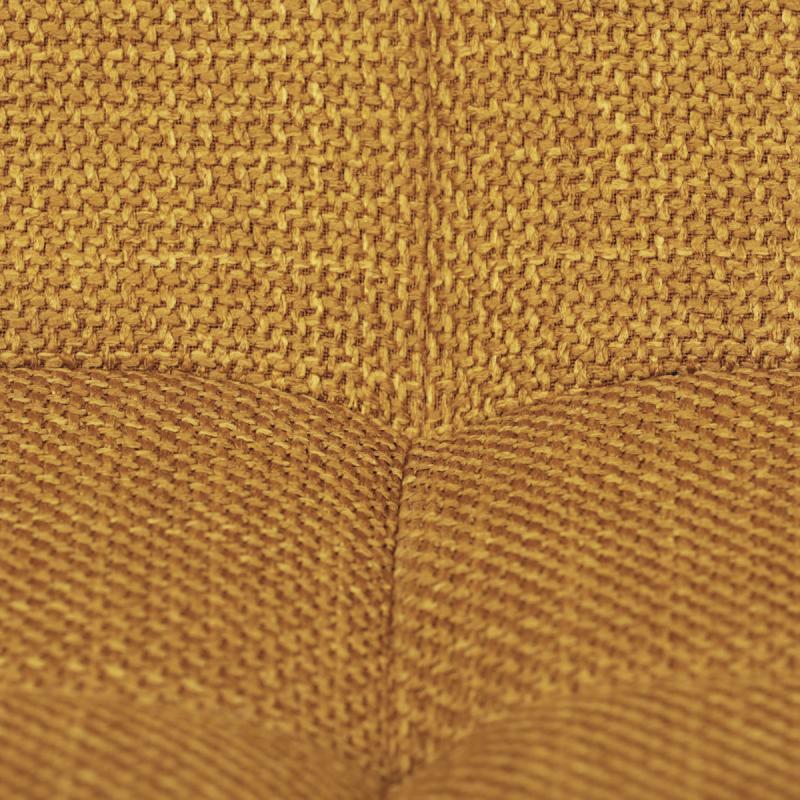 Jedálenská stolička HC-465 YEL2 žltá látka, nohy čierny kov