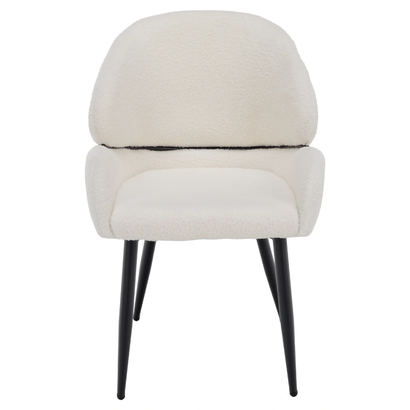 Jedálenská stolička, biela/čierna, SANAKO TYP 1 2