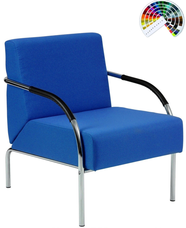 Kancelárska sedačka SALMA 1-sedák čalúnenie CURA, LUCKY