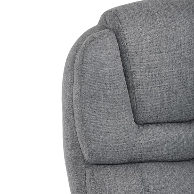 Kancelářské křeslo, houpací mechanismus, šedá látka, KA-C715 GREY2 14