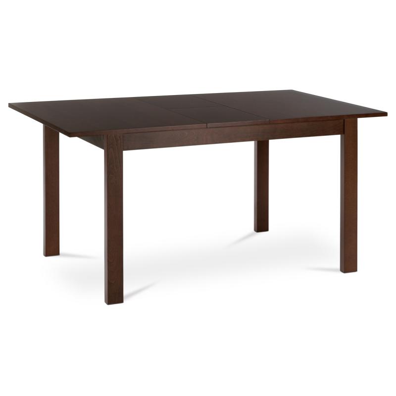 Jedálenský stôl rozkladací 120+30x80x74 cm, BT-6778 WAL, dyha, nohy masív, orech 2