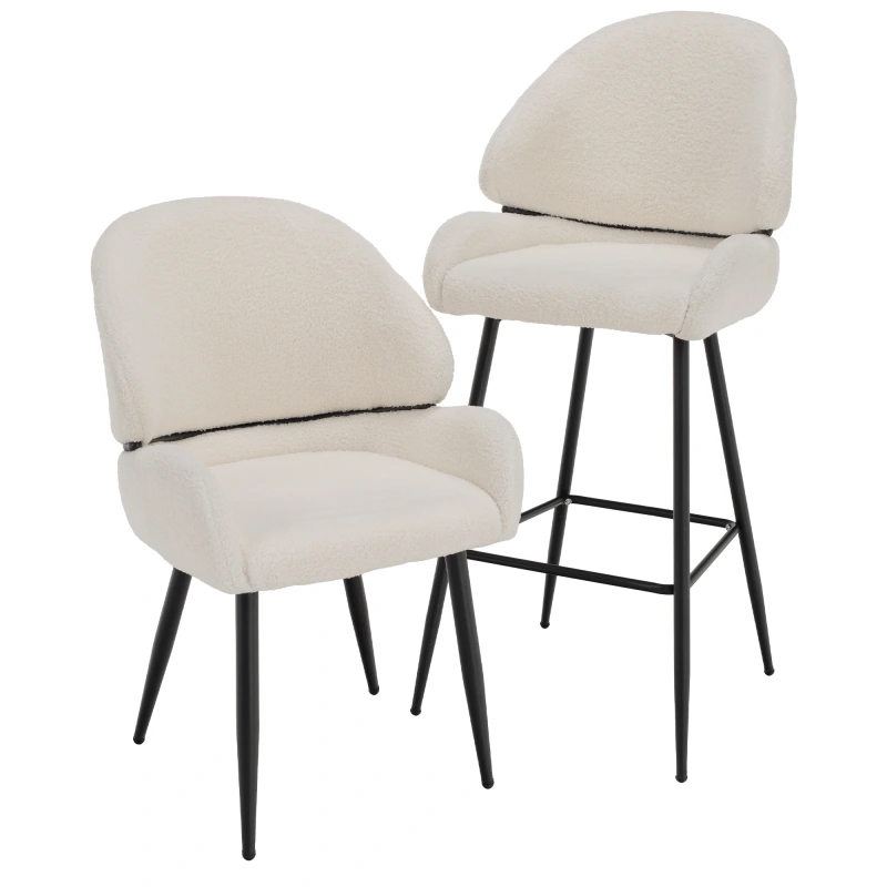 Jedálenská stolička, biela/čierna, SANAKO TYP 1 17