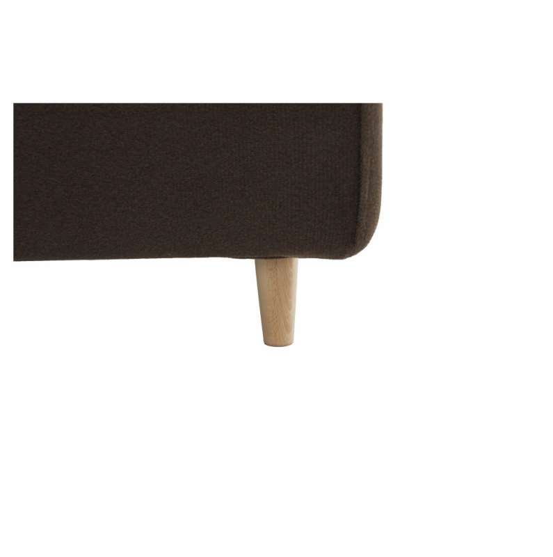 Celočalúnené kreslo, čokoládová látka, AMEDIA 8