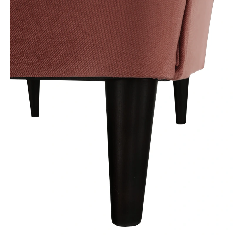 Kreslo ušiak, staroružová/orech, RUFINO 3 NEW 10