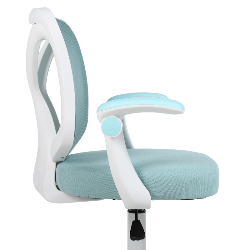 Kancelárske kreslo, modrá/biela, SOLARI 9