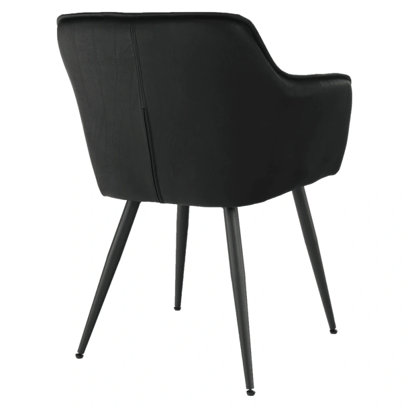 Dizajnové kreslo, čierna, TOPAZ 4