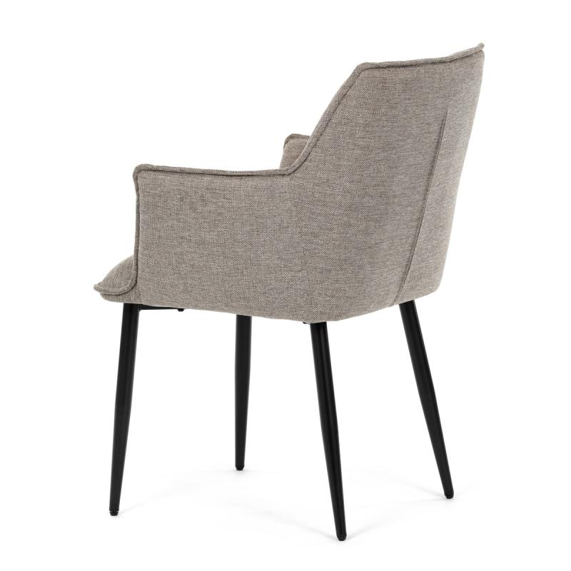 Jídelní židle, béžová, hladká látka, DCH-J2139 LAN2 3
