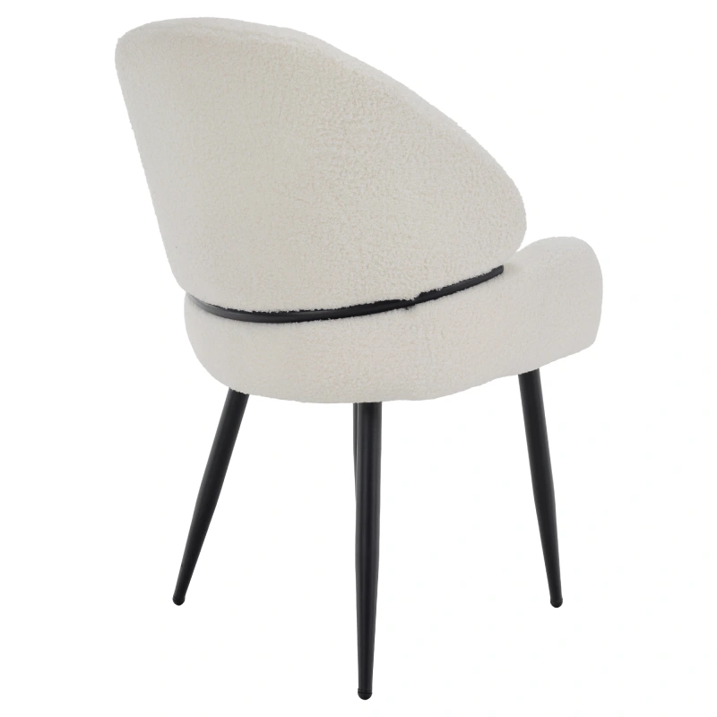 Jedálenská stolička, biela/čierna, SANAKO TYP 1 5