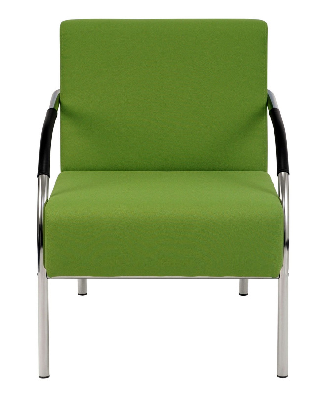 Kancelárska sedačka SALMA 1-sedák čalúnenie KOŽENKA Valencia, Silvertex 3