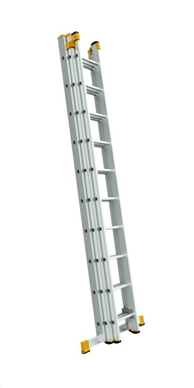ALVE Rebrík hliníkový trojdielny univerzálny 8610 PROFI PLUS FORTE