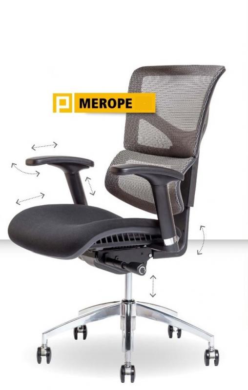 OFFICE PRO Kancelárska stolička MEROPE BP čierna