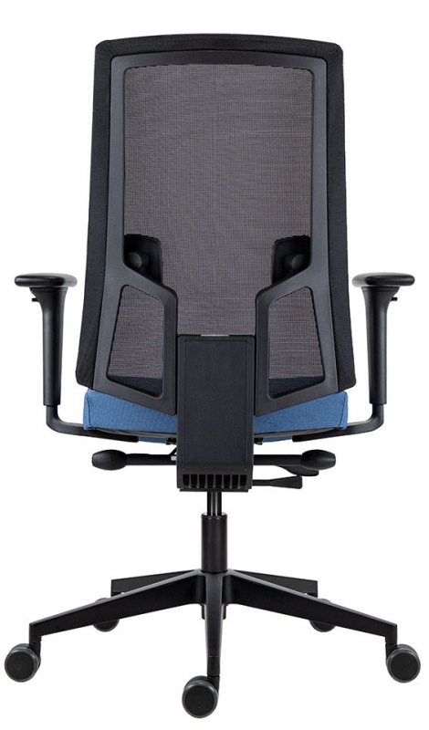 Kancelárska stolička 2900 SYN SL LAPEL BLACK WHITE čalúnenie PRINCE pravá koža 15