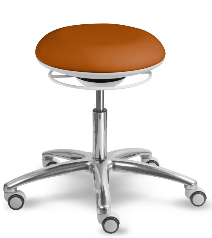 Balančná zdravotnícka stolička 1259 G DENT čalúnenie KOŽENKA Silvertex, Mediflex 14