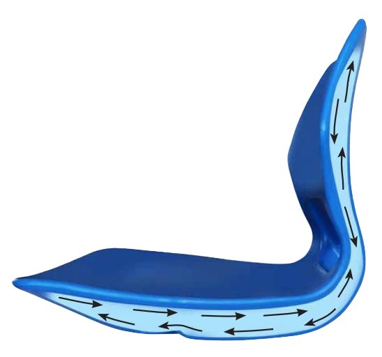 Stolička pre školy DAMIAN plast 2