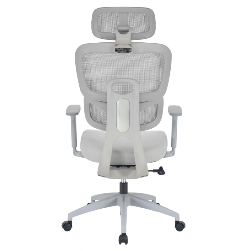 Kancelárske kreslo, svetlosivá/sivá, ERMEN 1