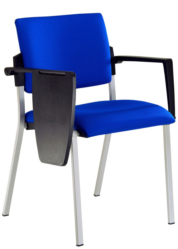 Konferenčná rokovacia stolička SQUARE VIP čalúnenie KOŽENKA Valencia, Silvertex 17