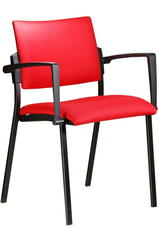 Konferenčná rokovacia stolička SQUARE VIP čalúnenie KOŽENKA Valencia, Silvertex 13