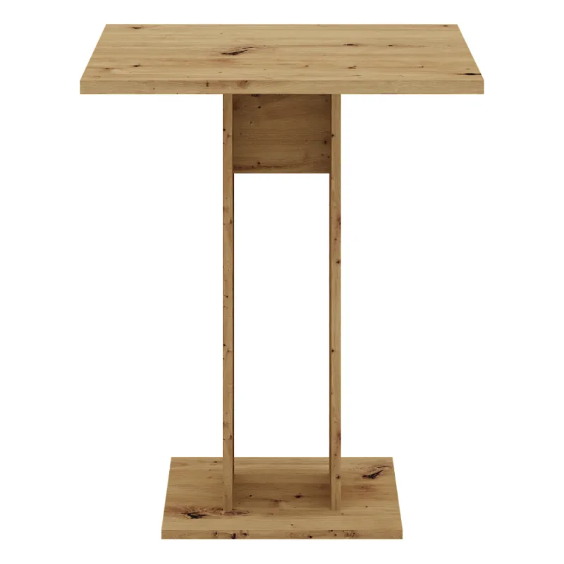 Jedálenský stôl, dub artisan, 67,5x67,5 cm, EVERET