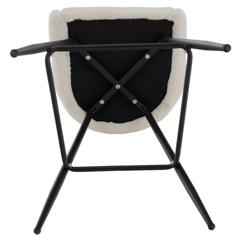 Barová stolička, biela/čierna, SANAKO TYP 2 16