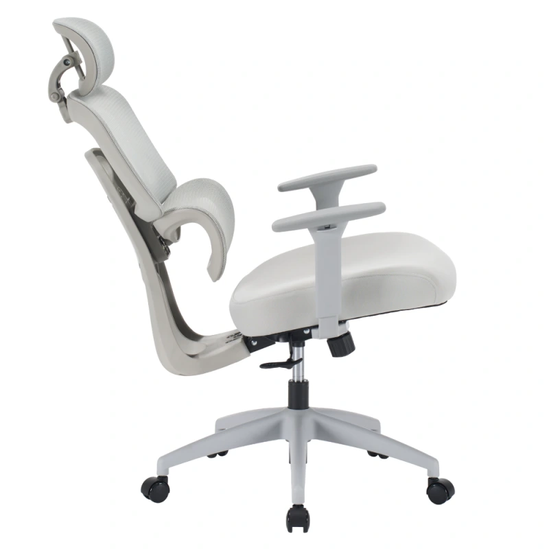 Kancelárske kreslo, svetlosivá/sivá, ERMEN 15