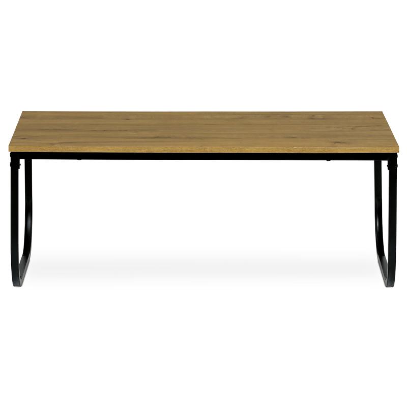 Stôl konferenčný CT-622 OAK, 100x60 cm divoký dub, čierny kov