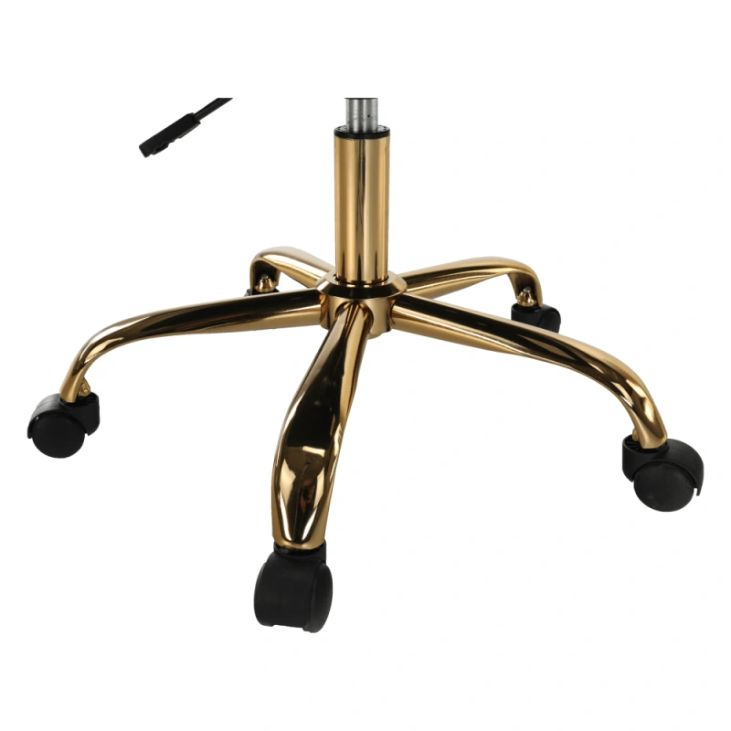 Kancelárske kreslo, Velvet látka zelená/zlatá, EROL 12