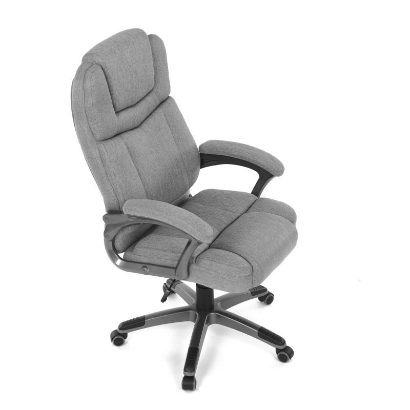 Kancelářské křeslo, houpací mechanismus, šedá látka, KA-C715 GREY2 12