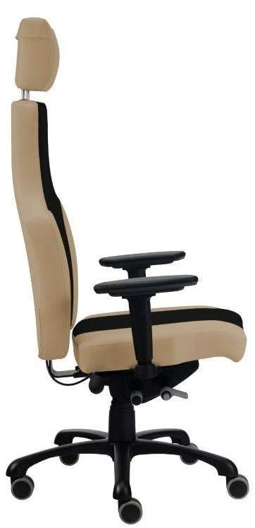 Záťažová stolička ERGO 24/7 a ERGO MIDI 24/7 čalúnenie KOŽENKA Valencia, Silvertex 1