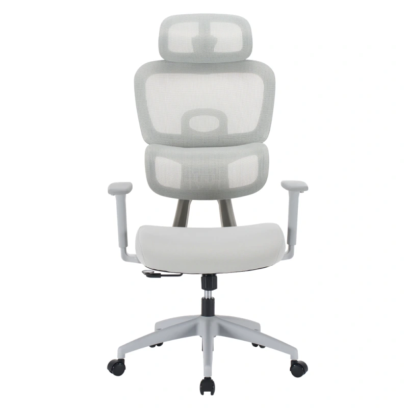 Kancelárske kreslo, svetlosivá/sivá, ERMEN 12