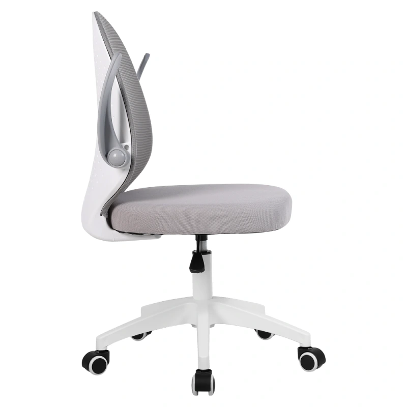 Kancelárske kreslo, sivá/biela, PASTURA 4